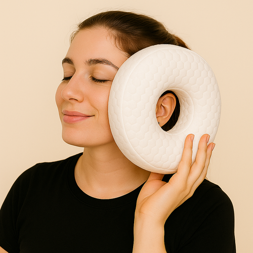 Coussin piercing rond